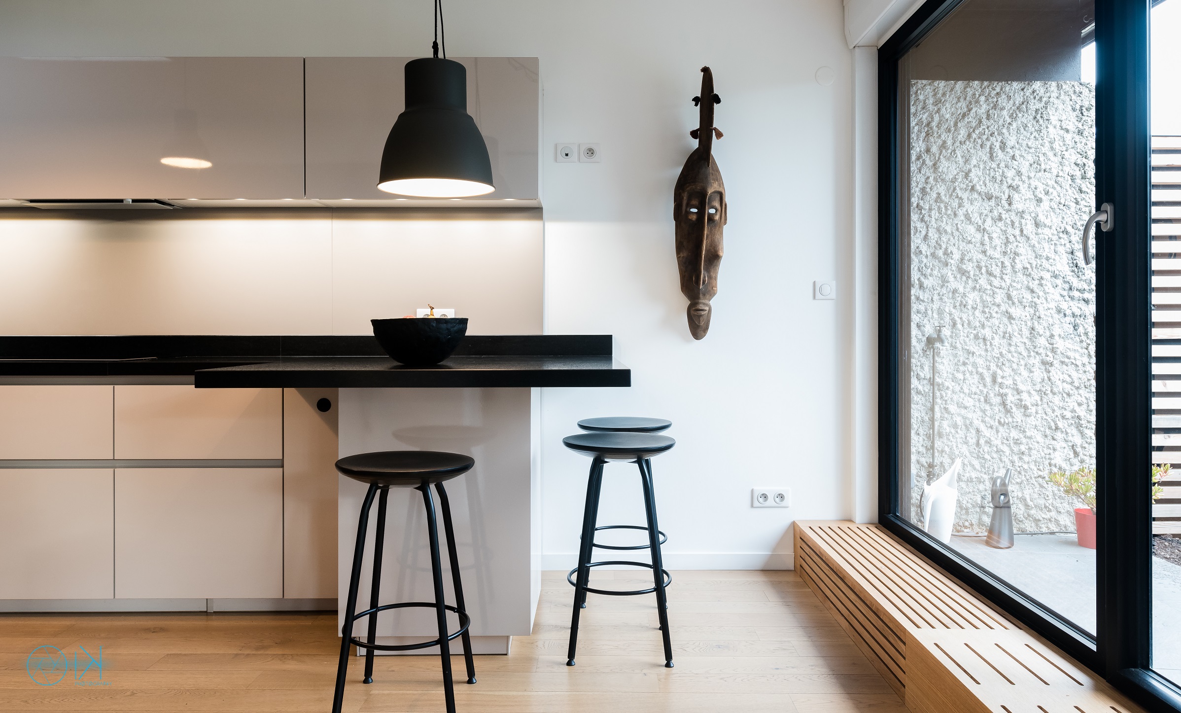 Cuisine sur mesure moderne et intemporelle